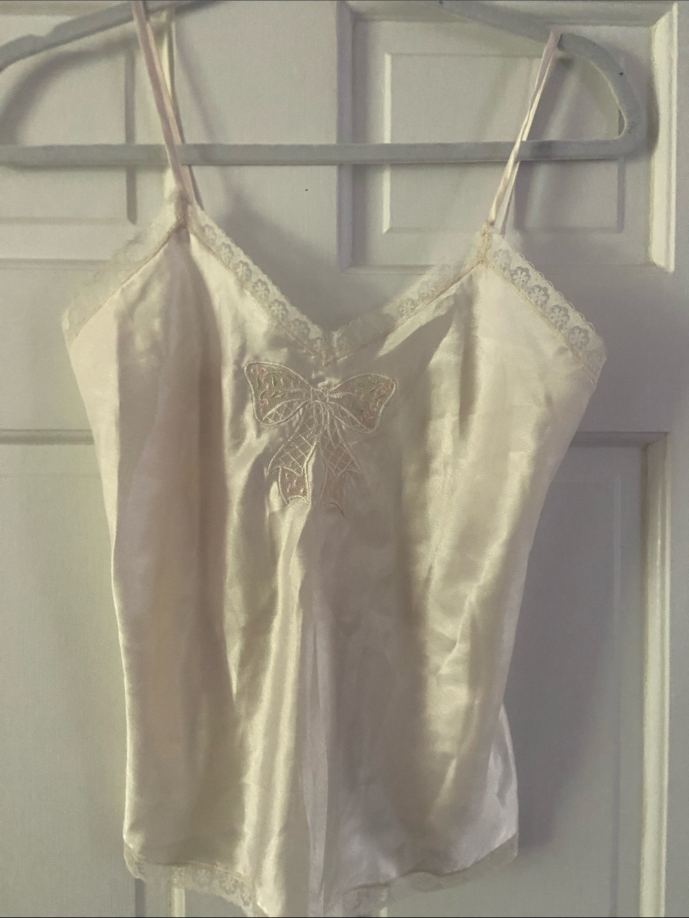 Vintage ivory Butterfly Cami by Bill Tice